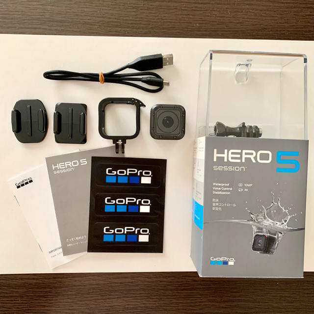 gopro hero 5 session 3wayグリップ付きカメラ