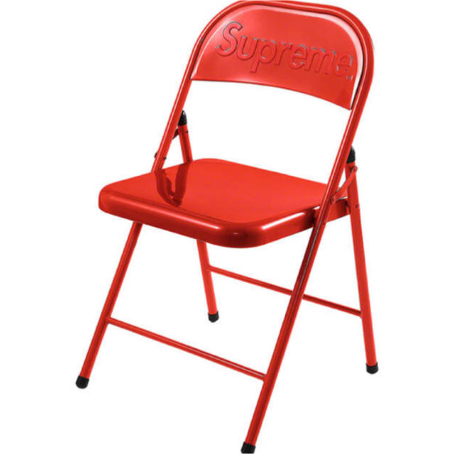 Supreme Metal Folding Chair Red