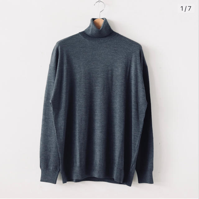 【タグ美品】Graphpaper HIGH GAUGE KNIT HI-NECK メンズのトップス(ニット/セーター)の商品写真