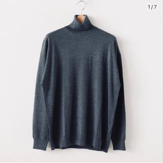 【タグ美品】Graphpaper HIGH GAUGE KNIT HI-NECK(ニット/セーター)