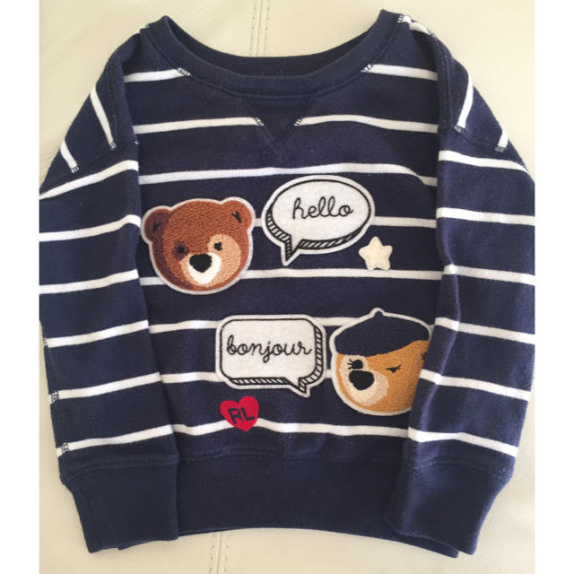 Ralph Lauren(ラルフローレン)のラルフローレン トレーナー ２T キッズ/ベビー/マタニティのキッズ服女の子用(90cm~)(Tシャツ/カットソー)の商品写真