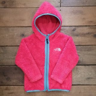 ザノースフェイス(THE NORTH FACE)のノースフェイス キッズ シェルパフリースパーカー ピンク 100(ジャケット/上着)