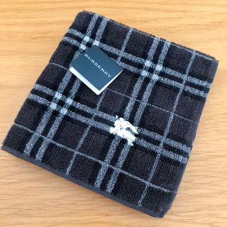 バーバリー(BURBERRY)のまさまさ様専用　　バーバリー　タオルハンカチ　メンズ　ダークグレー(ハンカチ/ポケットチーフ)