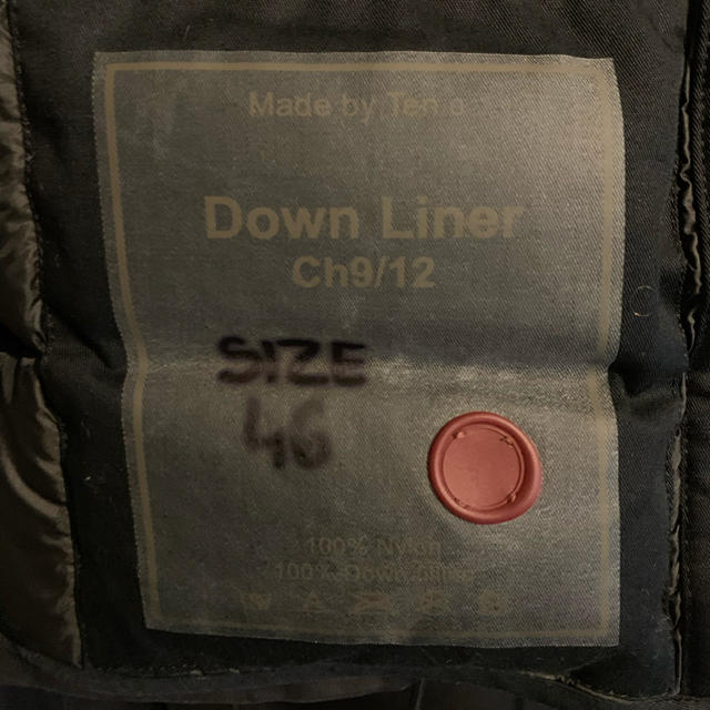 STONE ISLAND(ストーンアイランド)の【最終値下】Ten-C テンシー Down Liner ダウンライナー 46 メンズのジャケット/アウター(ダウンジャケット)の商品写真