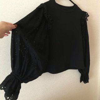 ザラ(ZARA)のZARA ボリュームスリーブトップス(カットソー(長袖/七分))