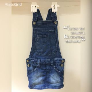 ギャップキッズ(GAP Kids)のGAPストレッチデニムジャンスカ110(ワンピース)