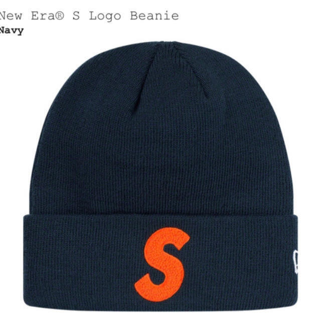 new era s logo beanieニット帽/ビーニー