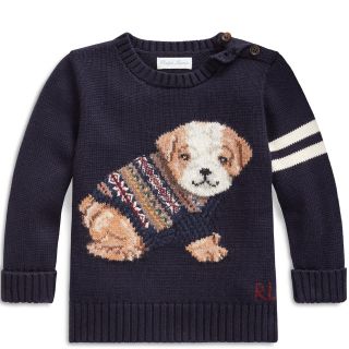 ラルフローレン(Ralph Lauren)の新品タグ付 24M 90cm ラルフローレン ポロ ドッグ セーター(ニット)