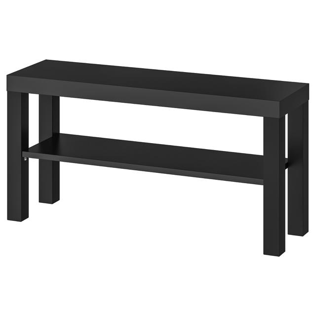 IKEA(イケア)のLACK ラック　テレビ台　IKEA  ブラック　送料込み　×1 インテリア/住まい/日用品の収納家具(棚/ラック/タンス)の商品写真