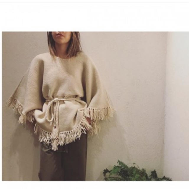 Fabiane Roux(ファビアンルー)のnowos 20aw knit poncho レディースのトップス(ニット/セーター)の商品写真