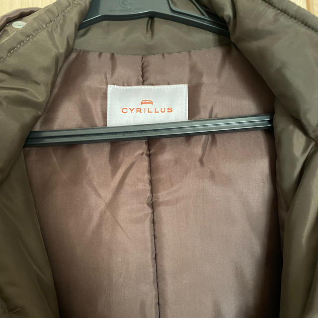 CYRILLUS(シリリュス)のモッズコート　ブラウン レディースのジャケット/アウター(モッズコート)の商品写真