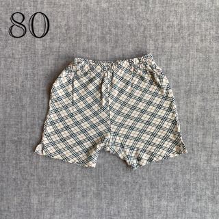 バーバリー(BURBERRY)のバーバリー☆チェックショートパンツ☆80(パンツ)