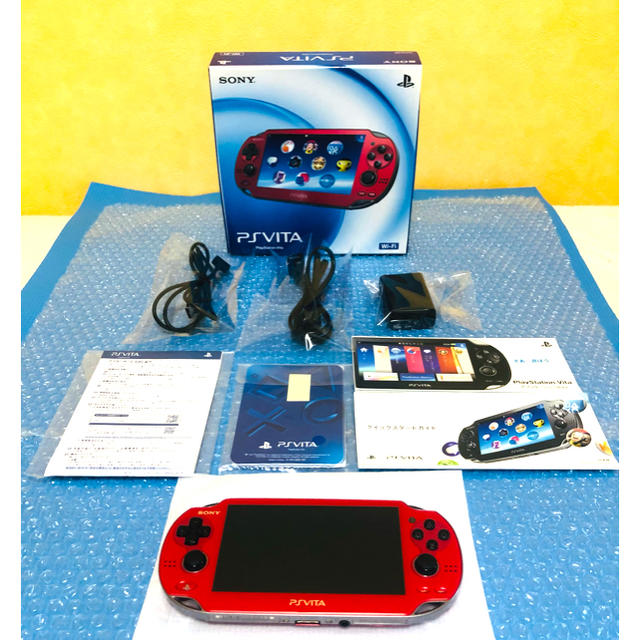 PlayStation Vita - ☆新品同様 完品☆PS Vita コズミック・レッド PCH