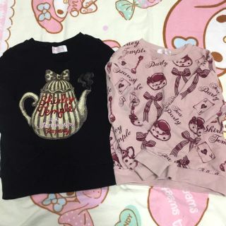 シャーリーテンプル(Shirley Temple)のティーパーティートレーナーセット110cmシャーリーテンプル (Tシャツ/カットソー)