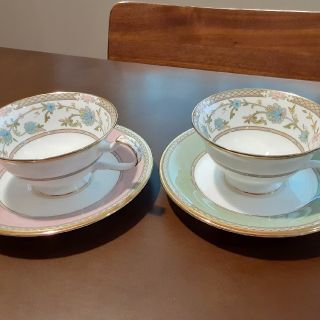 ノリタケ(Noritake)のノリタケ　ヨシノ　カップ&ソーサー2客(食器)