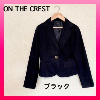 ☆着回しが効く！☆ 【ONTHECREST】 ブラック ジャケット(テーラードジャケット)