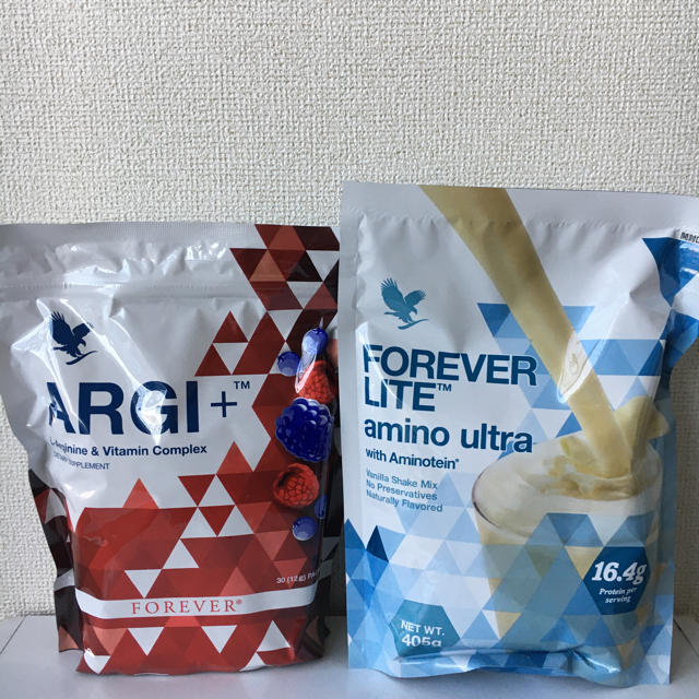 食品/飲料/酒フォーエバー　アルギニン/プロテイン 1個づつ