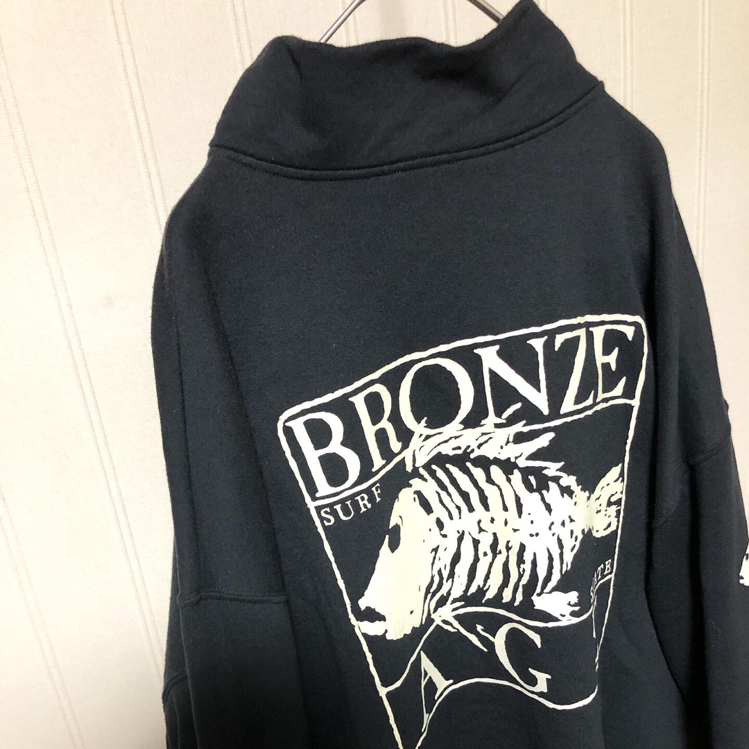 BRONZE AGE ブロンズエイジ ハーフジップ スウェット ハイネック XL