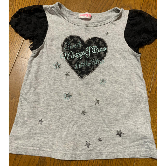 mezzo piano(メゾピアノ)のメゾピアノ　Tシャツ120センチ キッズ/ベビー/マタニティのキッズ服女の子用(90cm~)(Tシャツ/カットソー)の商品写真