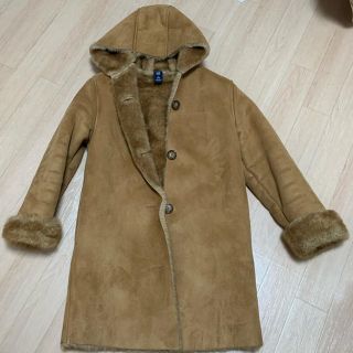 ギャップキッズ(GAP Kids)のGAP 上質ファーコート　ブラウン　130㎝(ジャケット/上着)