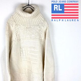 ラルフローレン(Ralph Lauren)のちゃえ様専用☺︎ポロ　ラルフローレン　ニット　タートルネック　白　新品(ニット/セーター)