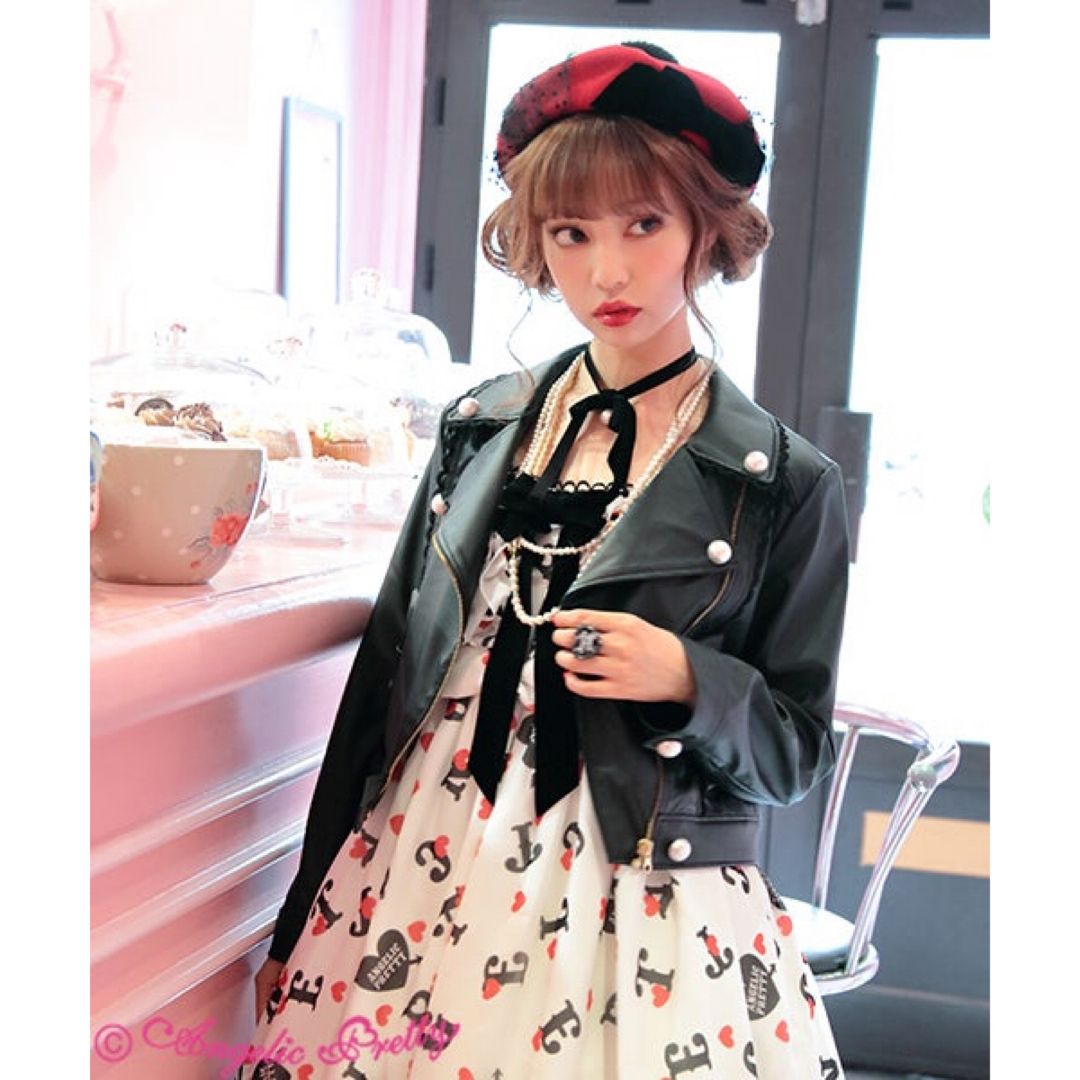 Angelic pretty Doll’s Ribbon ライダースジャケット