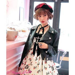 アンジェリックプリティー(Angelic Pretty)のDoll's Ribbonライダースジャケット(ライダースジャケット)