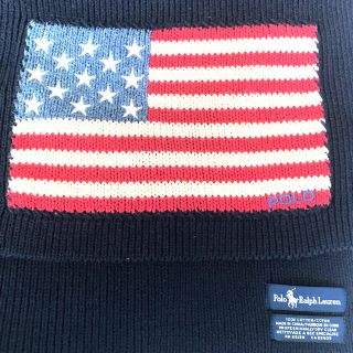 ポロラルフローレン(POLO RALPH LAUREN)の☆新品☆ポロラルフローレン 星条旗 アメリカ国旗柄 マフラー(マフラー)