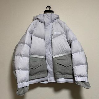 サカイ(sacai)のNike x sacai ダウン　L/GRAY Lサイズ　(ダウンジャケット)