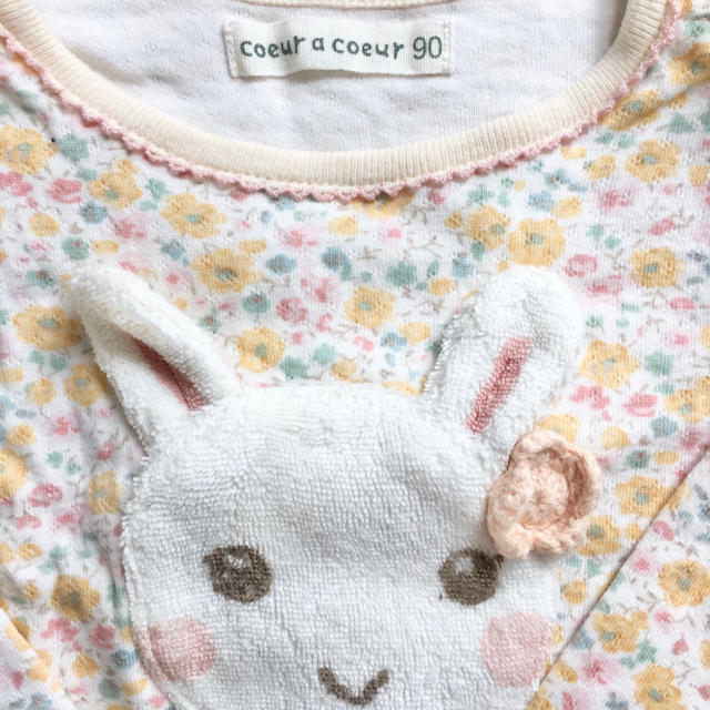 coeur a coeur(クーラクール)のクーラクール　90サイズ　2枚セット キッズ/ベビー/マタニティのキッズ服女の子用(90cm~)(Tシャツ/カットソー)の商品写真