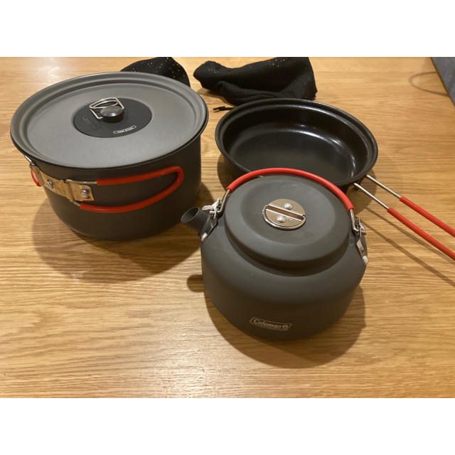 美品 ソロキャンプコールマン パッカウェイ クッカーセット➕パッカ