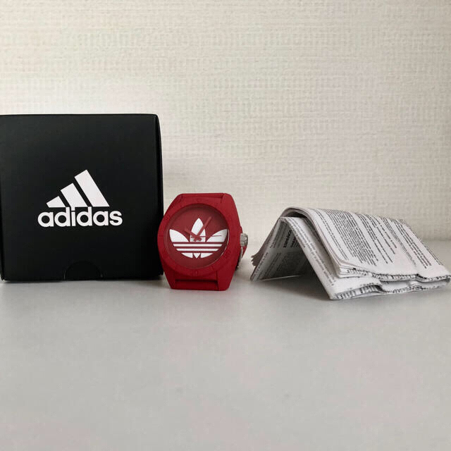 adidas(アディダス)の【正規輸入品】adidas 腕時計 SANTIAGO ADH6168 レッド メンズの時計(腕時計(アナログ))の商品写真