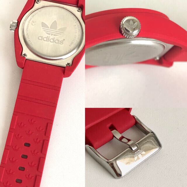 adidas(アディダス)の【正規輸入品】adidas 腕時計 SANTIAGO ADH6168 レッド メンズの時計(腕時計(アナログ))の商品写真