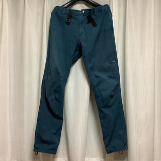 マムート(Mammut)のマムート　メンズ　パンツ　XL   カーゴパンツ　ワークパンツ　ブルー　グリーン(ワークパンツ/カーゴパンツ)