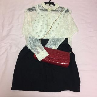 エイチアンドエム(H&M)のH&M レースシャツ(シャツ/ブラウス(長袖/七分))