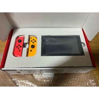 ニンテンドースイッチ(Nintendo Switch)の任天堂スイッチ　限定色 ネオンレッド・ネオンオレンジ　Switch(家庭用ゲーム機本体)