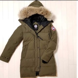 カナダグース(CANADA GOOSE)のカナダグース ダウンコート レディース マッケンジー グリーン カーキ(ダウンコート)