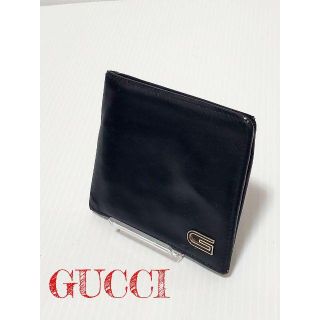 グッチ(Gucci)の【良品】 GUCCI グッチ 2つ折り財布 メンズ レザー(折り財布)