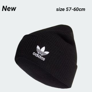 アディダス(adidas)の新品  57-60 adidas originals ニットキャップ 黒(キャップ)