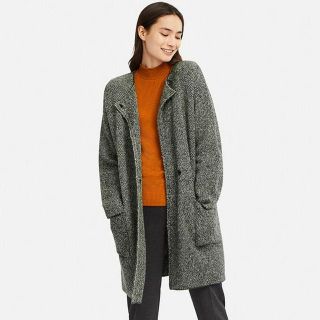 ユニクロ(UNIQLO)の美品 UNIQLO☆ニットコート(ニットコート)