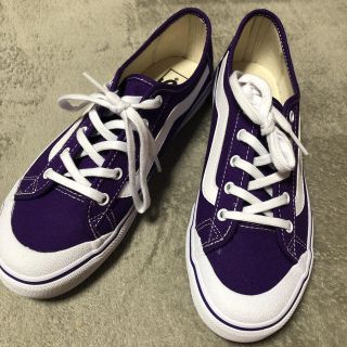 ヴァンズ(VANS)のVANS ★未使用品★スニーカー ブラックボール　Ｖ356 パープル　バンズ(スニーカー)