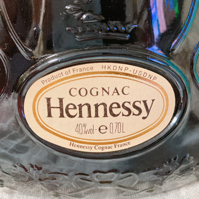 入手困難！Hennessy X.O ヘネシーグリーンボトル　金キャップ
