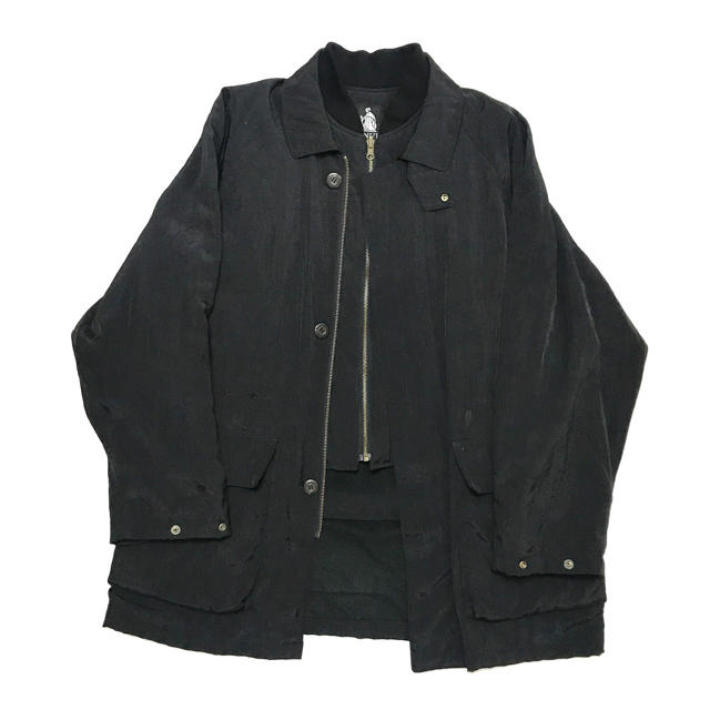 LANVIN 2in1 Layered Blouson 48