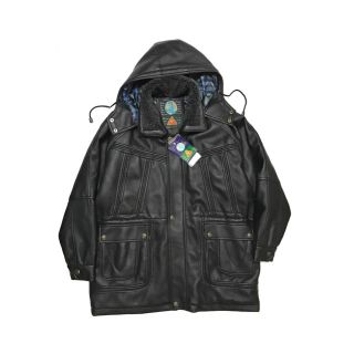 ストーンアイランド(STONE ISLAND)のDEAD STOCK Hooded Faux Leather Coat(モッズコート)