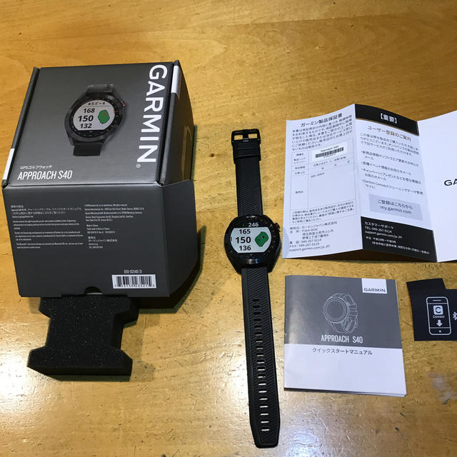 GARMINアプローチS40GPSゴルフナビ（黒）