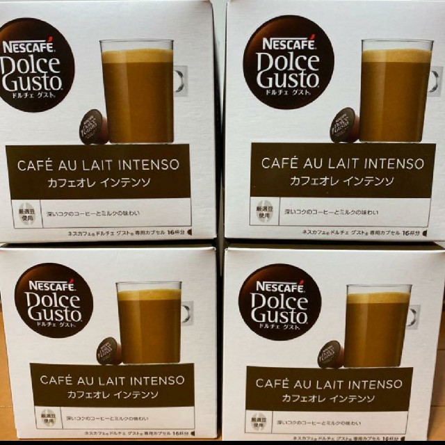 Nestle(ネスレ)のドルチェグスト　カフェオレインテンソ　コーヒー　カプセル　4箱 食品/飲料/酒の飲料(コーヒー)の商品写真