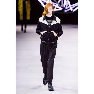 Saint Laurent - celine セリーヌ ウェスタンヨーク付 テディブルゾン