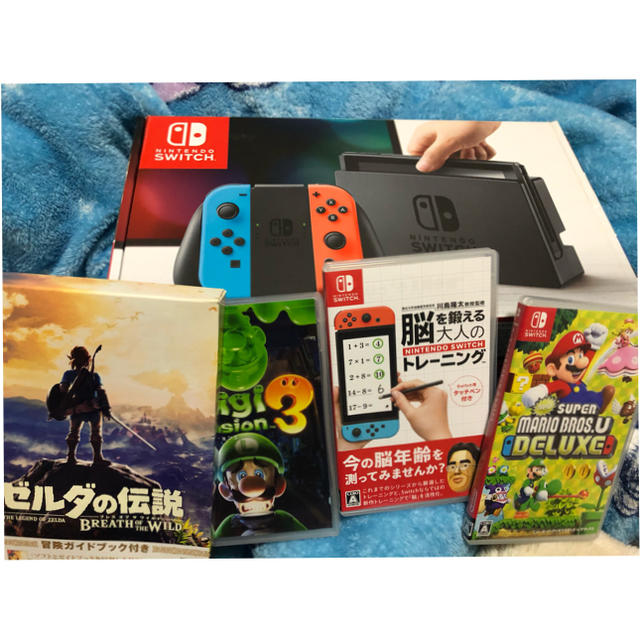 Nintendo Switch 任天堂 スイッチ 本体&カセットまとめ♪ 代引き人気