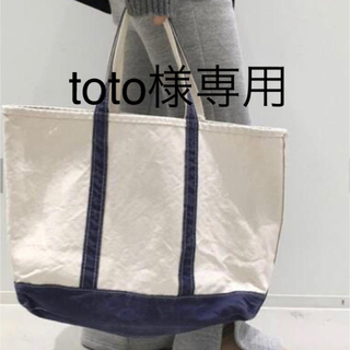 アパルトモンドゥーズィエムクラス(L'Appartement DEUXIEME CLASSE)のアパルトモン【エル・エル・ビーン 】Canvas tote bag Ｌ(トートバッグ)