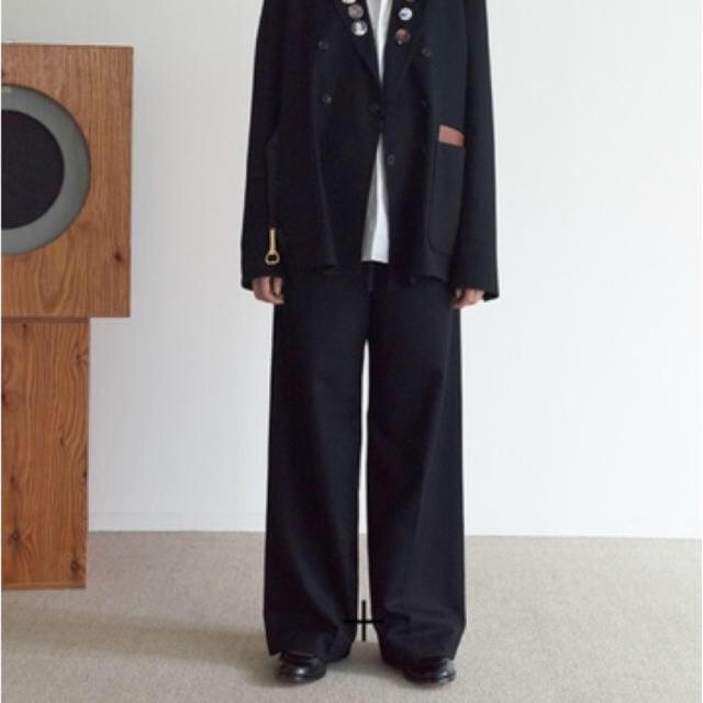 話題の人気 N.M SUNSEA - SUNSEA Thickened Pants/Black Wide